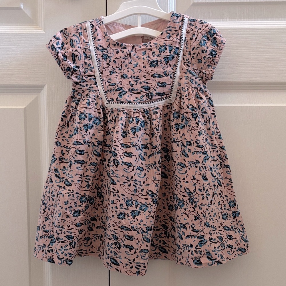 Peek Toddler girl Floral Pink Dress size 18M